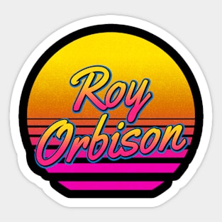 Roy Personalized Name Birthday Retro 80s Styled Gift Sticker